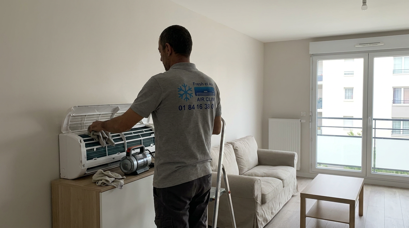 Entretien split intérieur clim Évry-Courcouronnes