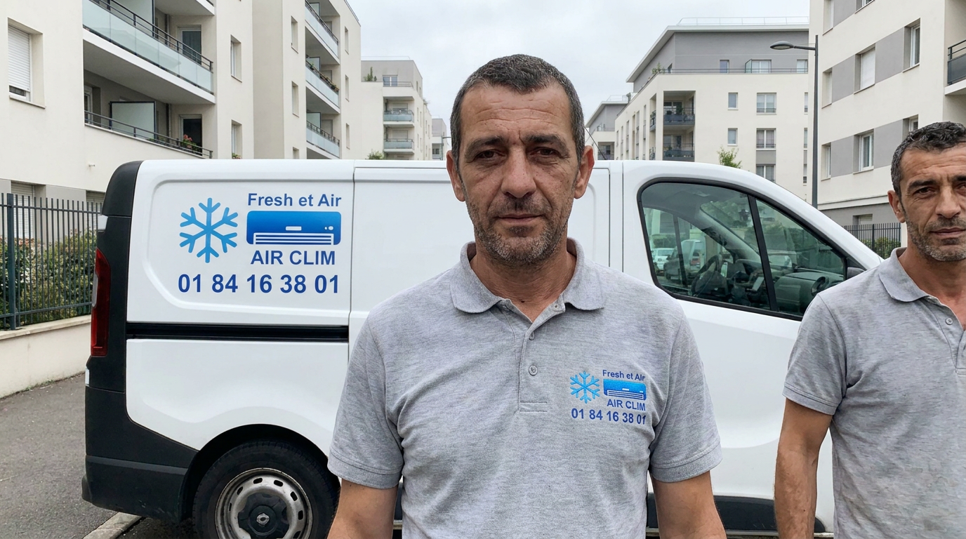 Équipe Fresh et Air Clim à Évry-Courcouronnes