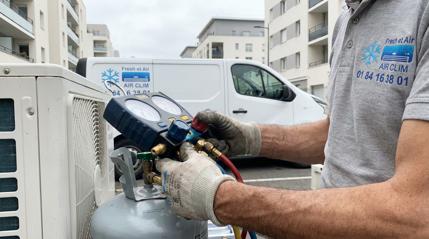 Recharge fluide frigorigène Évry-Courcouronnes
